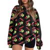 Women's Colorblock Sweatshirt Long Sleeve Round Neck Casual Comfortable Loose Lightweight Women's Sweatshirt