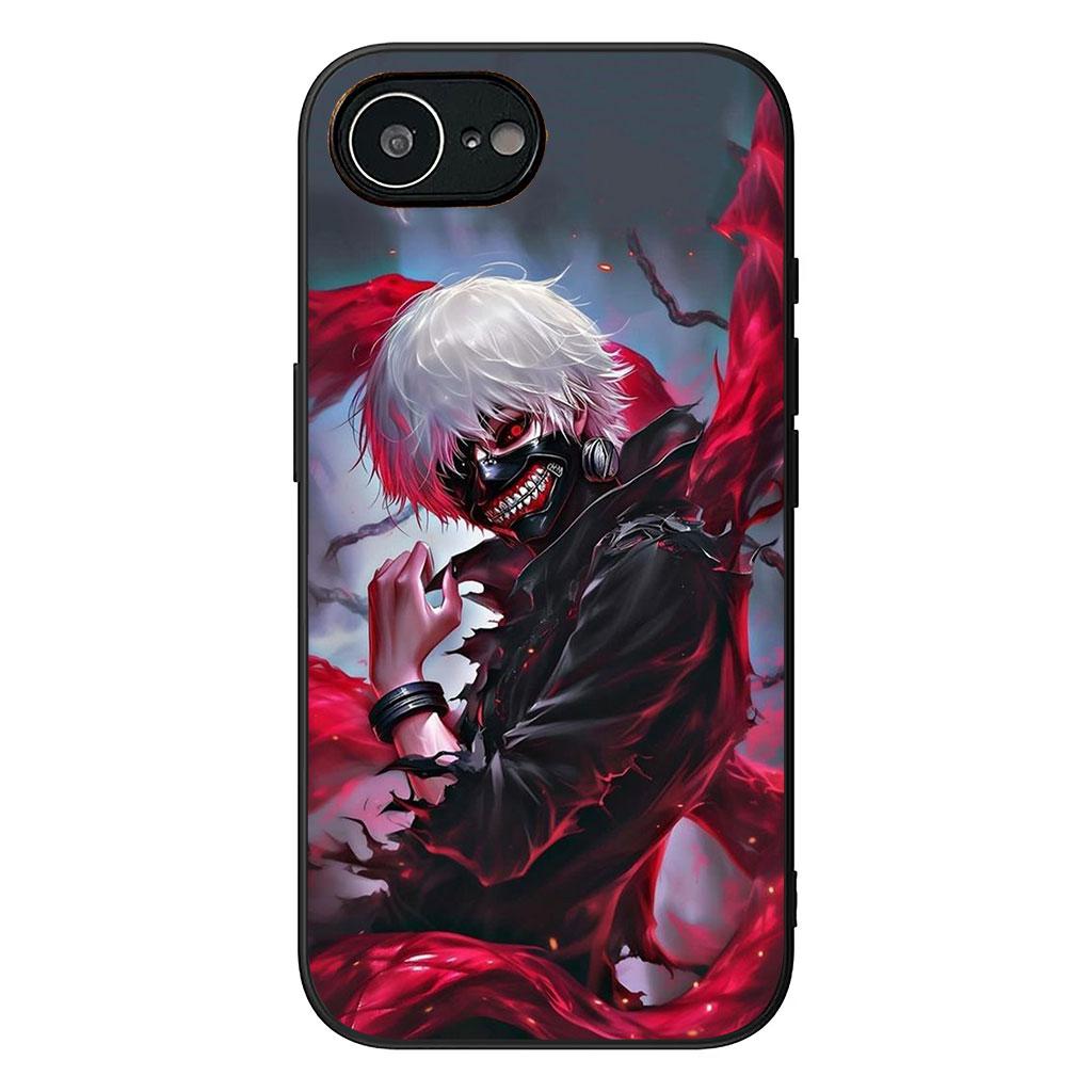 Cover for Apple iPhone 16 15 14 11 Pro Max 7 8 Plus + SE2 SE3 SE 2022 2020 Casing Phone Case Tokyo Cartoon Ken Kaneki Ghoul