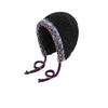 Fashion plush hat for women, small face in autumn and winter, big head circumference, ear protection, wool hat, outdoor warm and sweet knitted hat