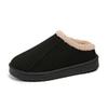 Women's Padded Lining Soft Thick Bottom Heightening Outdoor Thickening Warm Lightweight Comfortable Stirrups Ground Cotton Shoes Snow Boots Slippers