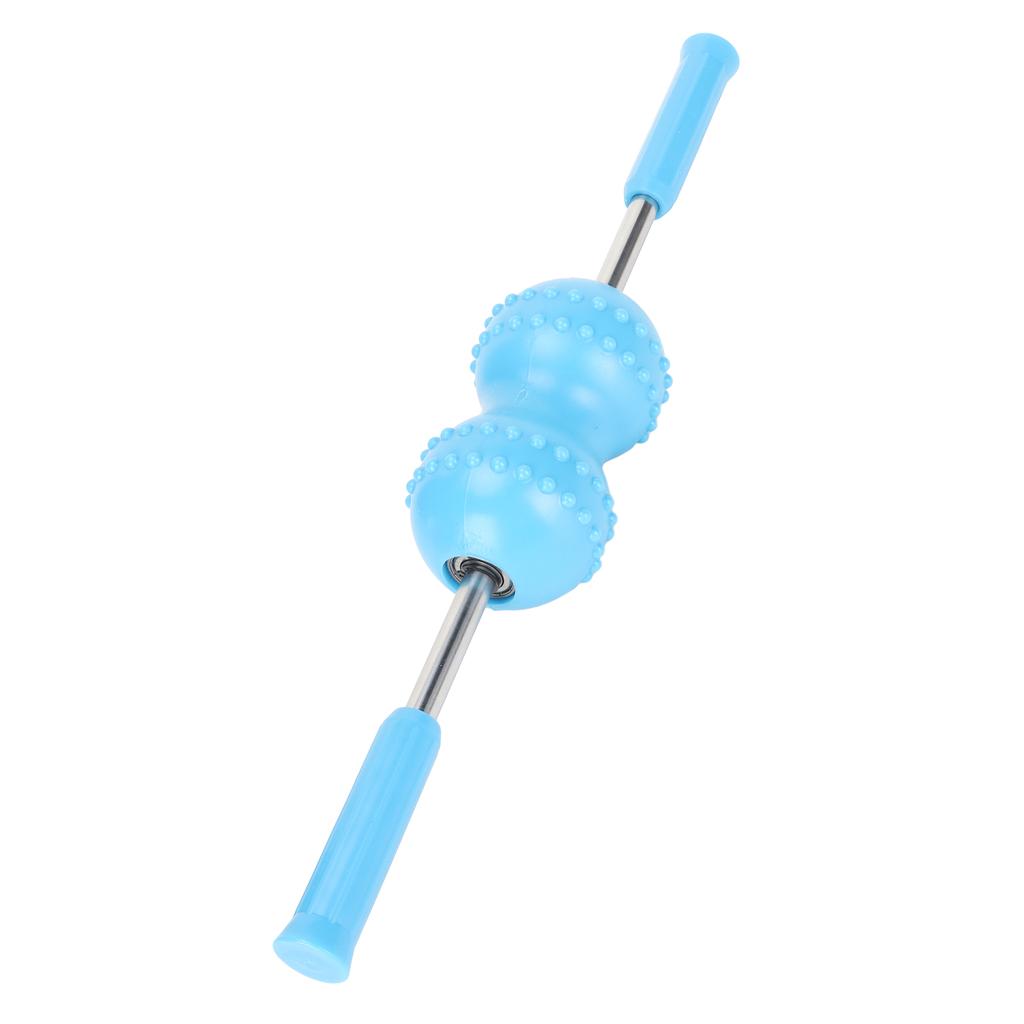 Fascia Muscle Roller Dual Ball Deep Tissue Massaging Reduces Pain Fascia Roller for Legs Neck