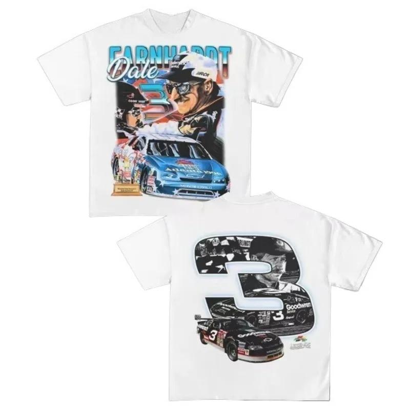Maglietta NASCAR Dale Earnhardt » Corse » T-Shirt Pesante Vintage - Leggende Magliette Pesanti Alta Qualità e Comoda Estate