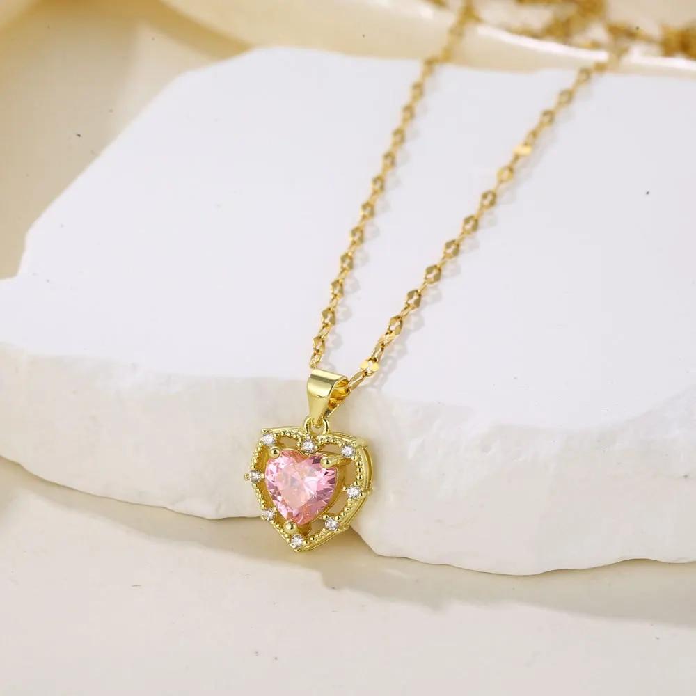 Double-layer Rotatable Sunflower Necklaces For Women Chain Choker Stainless Steel Jewelry Accessories Free Shipping Items