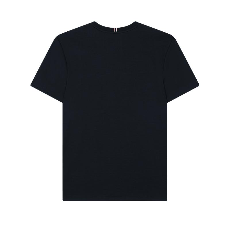 FILA Modern Heritage Fashion Casual Versatile Simple Short Sleeve T-Shirt Men Tops Legendary-Blue F11M431103FNV