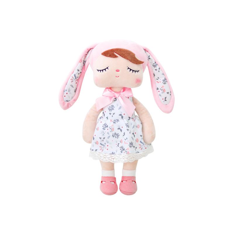 

Metoo Doll Stuffed Princess Angela Bunny Plush Plushie Toy Soft Rabbit Fashion розовый