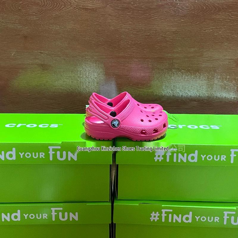 

2025 Классические детские клоги-тапочки с закрытым носком Little Star для детей старшего и среднего возраста 33.5 (J1)