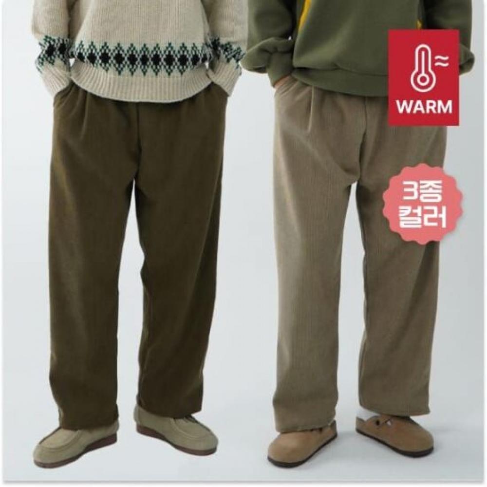 Onl Men S Fleece Lined Pin Tuck Corduroy pantS