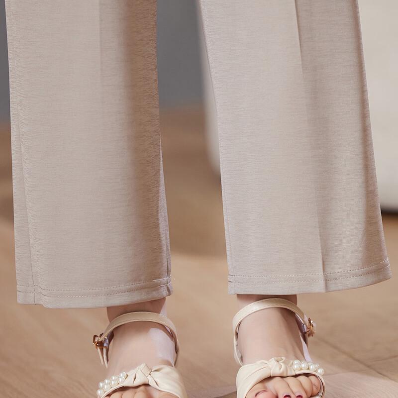 Paster Women's Summer Chinese Style Drapey Casual Pants