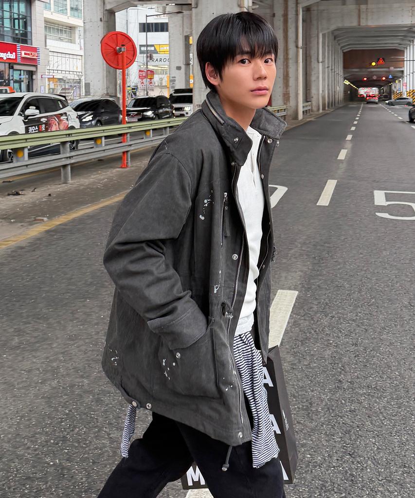 Thevinylhouse M-65 Field Jacket Charcoal