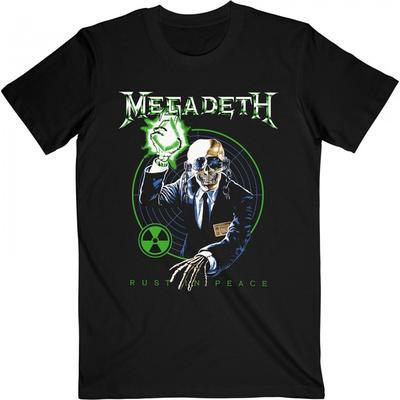 Megadeth Rust In Peace Jubiläumsziel-T-Shirt für Erwachsene, Unisex