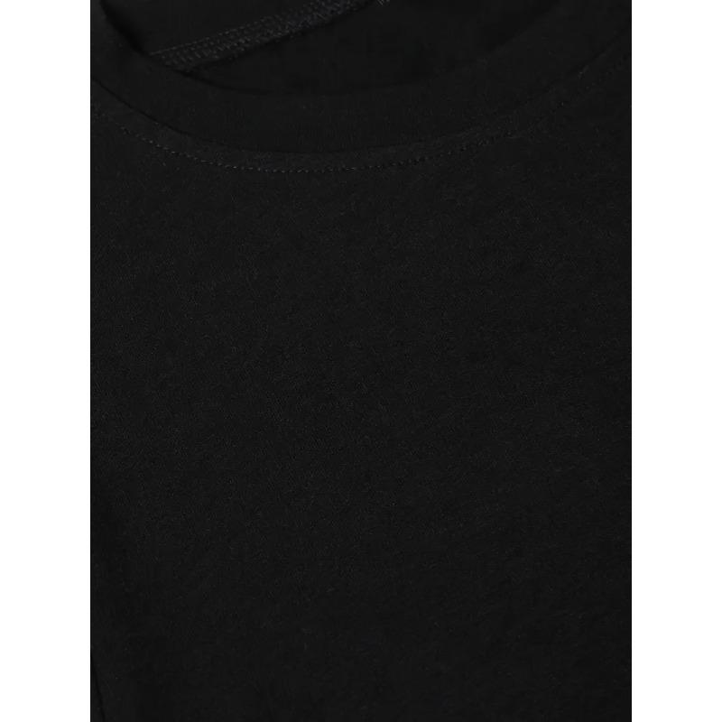 Womens Heart Print Round Neck Short Sleeve Tight Crop Top Casual Simple Summer Slim Fit Top