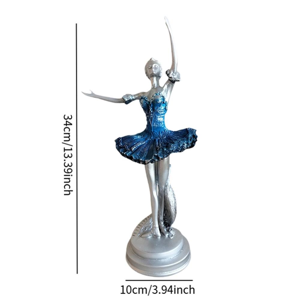 Ballerina Dancer Statue Figure Sculpture Creative Resin Ballet Girl Figurine