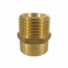 Brass Fitting, Reduced Double Nipple 1/2" X 3/4"