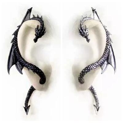 1Pc The New Earrings Women Men Punk Ear Cuff Dragon Earrings Jewelry
