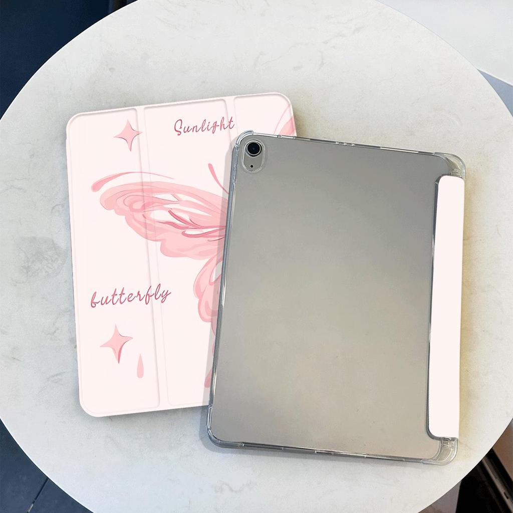 Pink Butterfly Case for Ipad Air 5 4 Pro 11 2nd 3rd 4th Ipad Mini6 8.3 10.2 7/8/9th Gen 10.9 10th Gen 7 8 9th 10.2 Funda Cover