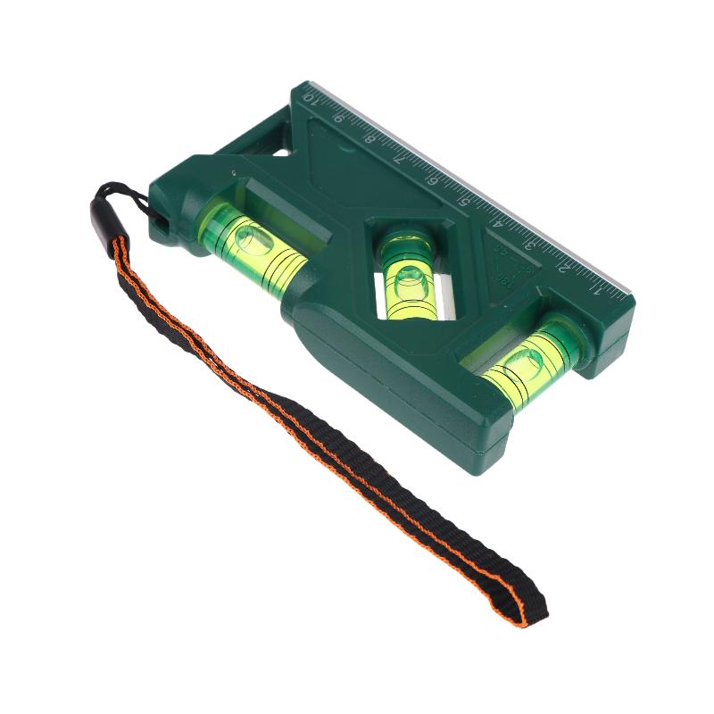 1Pcs Home Portable Magnetic Level Gauge Mini Level Gauge High-Precision Horizontal Vertical Measure Metric Ruler Protractor