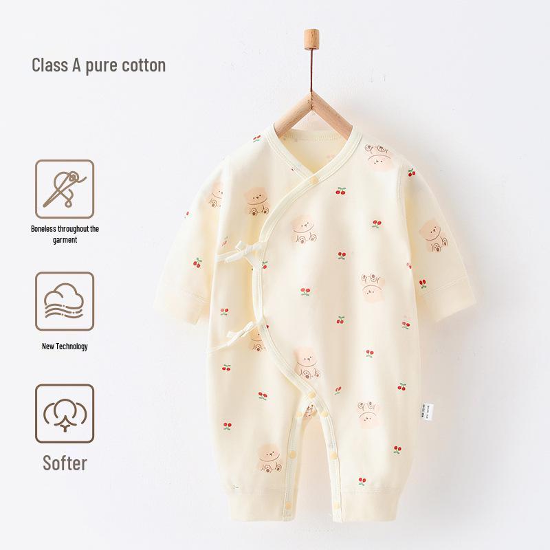 Baby-Body aus reiner Baumwolle - Mönch-Strampler für Neugeborene für alle Jahreszeiten (0-3 Monate)