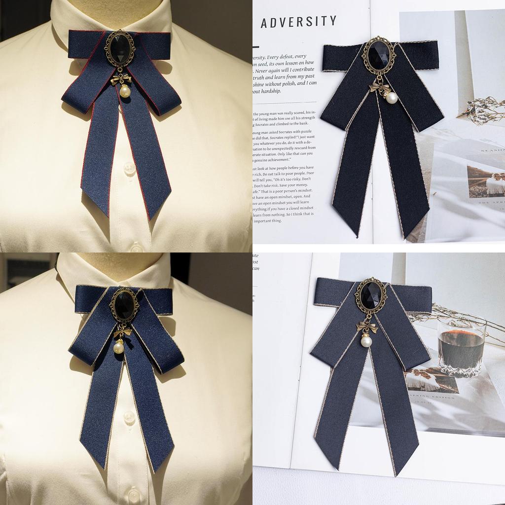 Girls Fashion Collar Tie With Alloy Material For Office And Party Wear