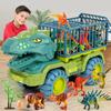 Boys Car Toys Dinosaur Truck Transport Carrier Vehicle Dino Animal Model Tyrannosaurus Rex Truck Game Children Birthday Gifts