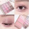 Sechzehnfarbige Sonnenuntergangs-Magie Lidschattenpalette Perlmutt Matt Erdfarben Koreanisches Make-up Lidschatten