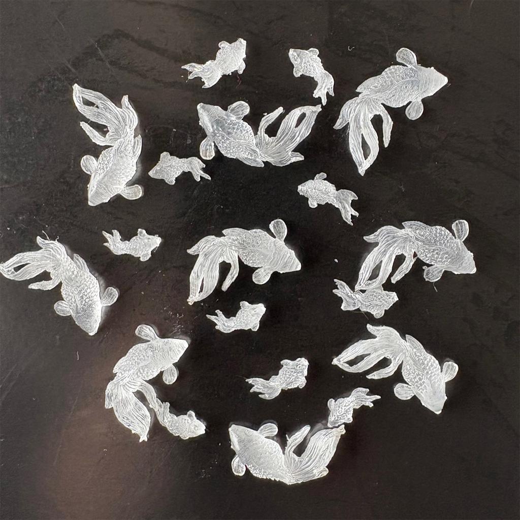 Forma Silikonowa Kształt Złotej Rybki Forma na Akcesoria Unikalne Formy do Tworzenia Biżuterii z Żywicy Epoksydowej dla Entuzjastów Rękodzieła