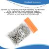 500Pcs Heavy Duty Fishing Split Rings Corrosions Resistant Lures Rings Fishing Lures Connector Fishing Accessories