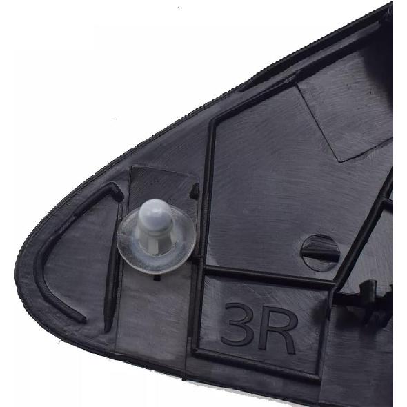 Pair Front Left and Right Rearview Triangle Trim Panel, Side Door Mirror Corner Triangle Fender Cover, Compatible with Toyota Corolla 2008-2013