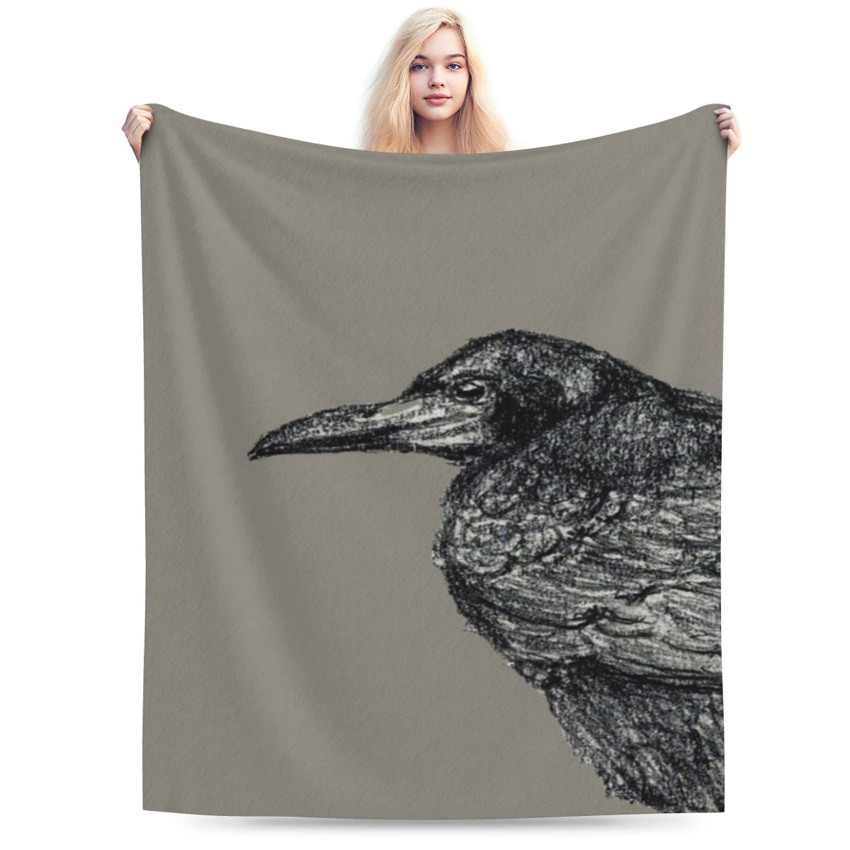 

Dark Rook Personalized Soft Gift An UltraSoft Micro Fleece Blanket 75x100cm 30x40in