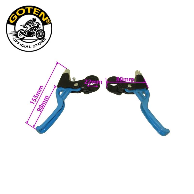

Goten Right Left Handle Brake Lever Pair For Gas Scooter Mini Chopper Pocket Dirt Bike