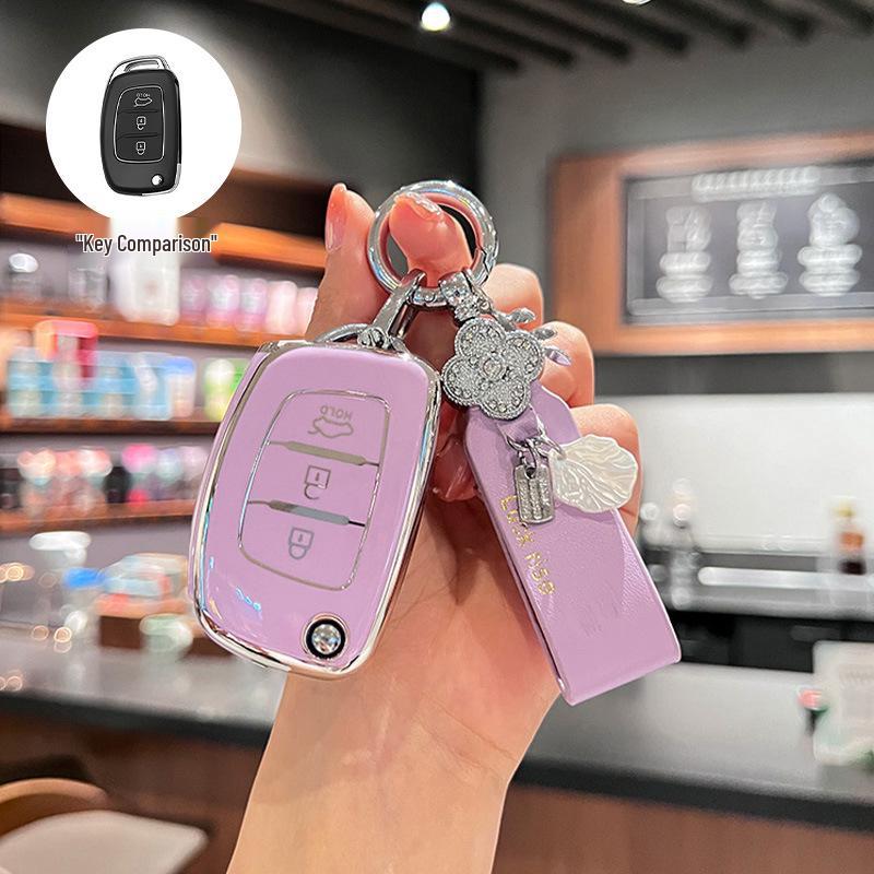 Hyundai Schlüsselhülle für ix35, Langdong, Lingdong, Mingtu, Elantra, ix25, Reina, Santa Fe, Fiesta