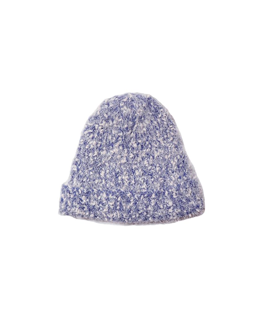 Elkebeullum Lumpy Blue Beanie