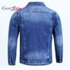 Cozy Up Men's Rugged Wear Button Down Denim Jacket Fashion, Classic Long Sleeve Jean Jacket