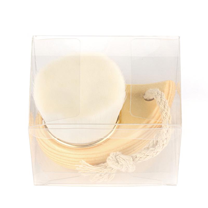 Manual Wooden Face Cleansing Brush with Soft Bristles for Makeup Removal and Deep Cleaning