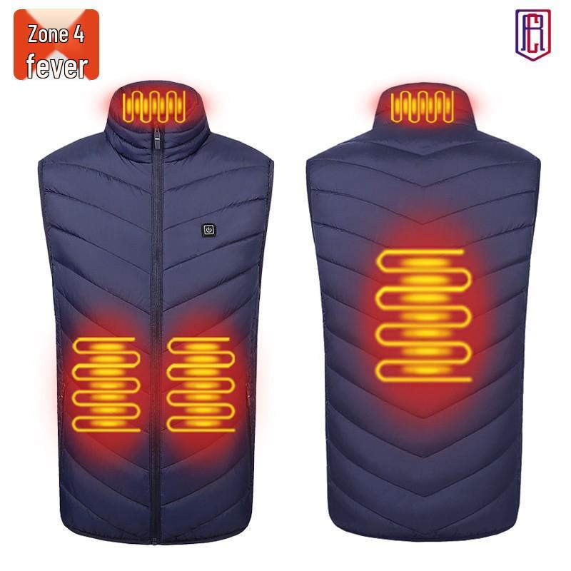 Smart USB Heated Vest: Unisex Winter/Autumn Thermal Wear with Constant Temperature Control