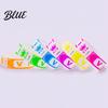 Party Wristbands 100 Pcs VIP Disposable Waterproof Fluorescent Color Bracelets