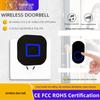 Smart, Waterproof Wireless Doorbell for Home - Ultra-Long Range, Three-in-One Electronic System