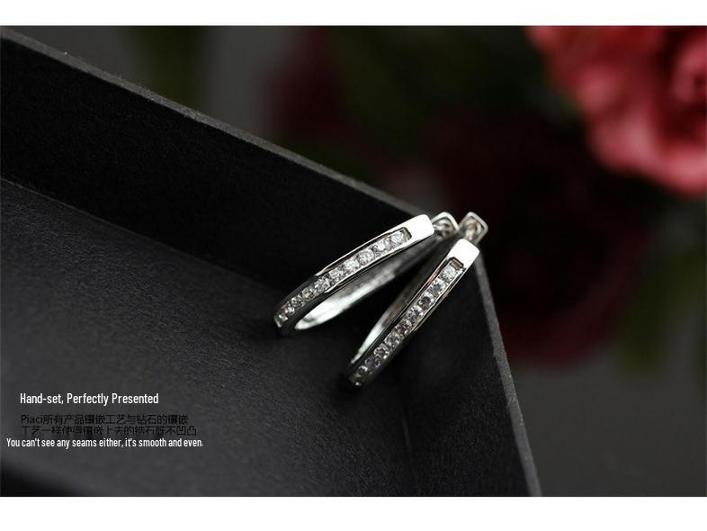 Weihua Hong Kong Trendy Women's Korean-Style Silver-Plated Earrings