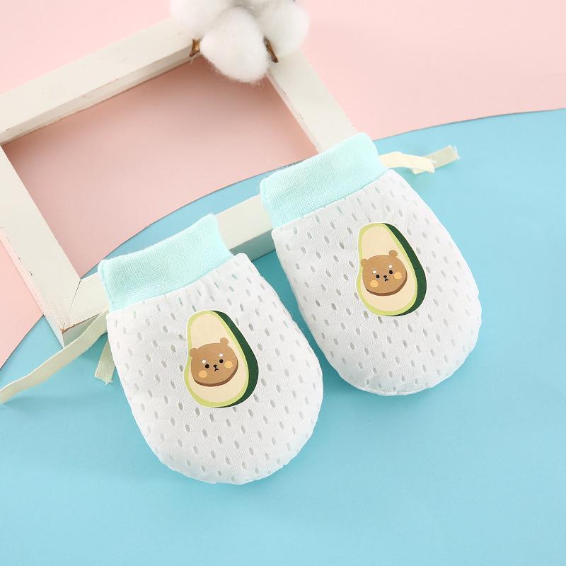 Breathable Baby Mesh Gloves: Thin, Cool, High-Elastic, Anti-Scratch, Lace-up, Adjustable