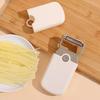 3 In 1 Peeler Grater And Fruit Knife, Stainless Steel Double Head Vegetable Cutter, Portable Multifunctional Kitchen Tool with Safety Lock