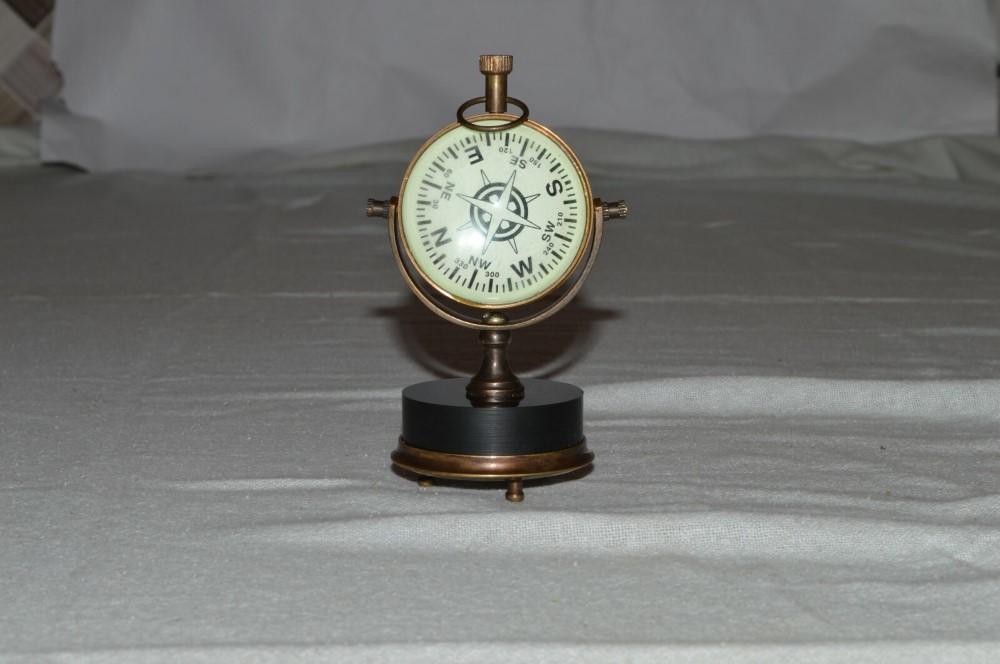 Antique Desk Clock Vintage Table Top Antique Brass Decorative Gift