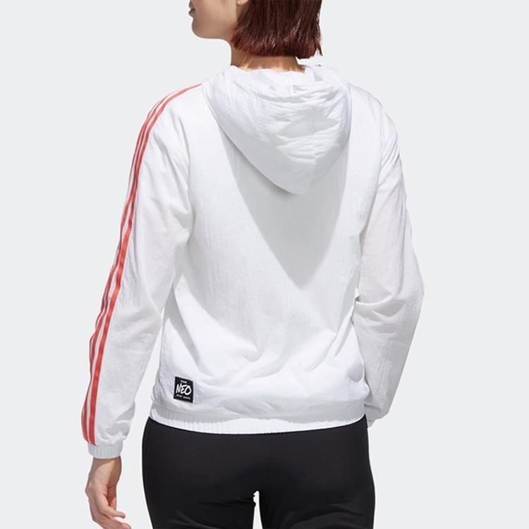 Adidas Neo Casual Sports Hettejakke Dame Topper Hvit GP5812