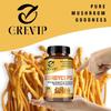 Cordyceps-Extrakt Pilzkapseln, hohe Konzentration an Cordyceps-Essenz, sanft und leicht absorbierbar, für Erwachsene geeignet.