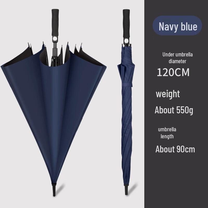 Large Wind-Resistant Automatic Golf Umbrella