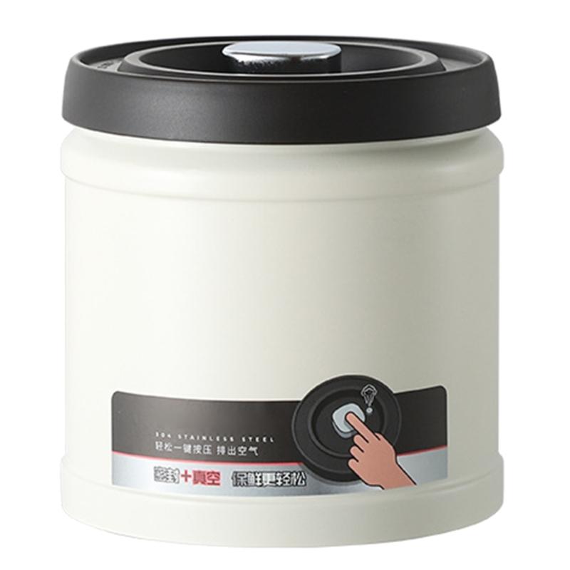 Vacuum Container for Food Preservation Modern Vacuum Seal Freshness Container Large Canister Home Organizations