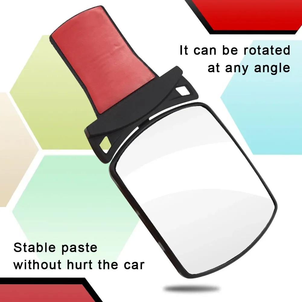 Rotatable Car Back Seat Auxiliary Mirror Baby Monitor Rearview Mirror Adjustable Interior Safety View Mirror Universal Auto Rear Seat Observation Mirr
