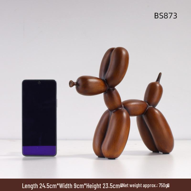 Nordic Creative Resin Balloon Dog Figurines - Home & Wine Cabinet Decor