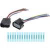 No.22853028 Male and Female Headlights Connector Harness Plug Wire for Chevrolet Silverado 2007-2015 8 Pin Left and Right Headlights Connector