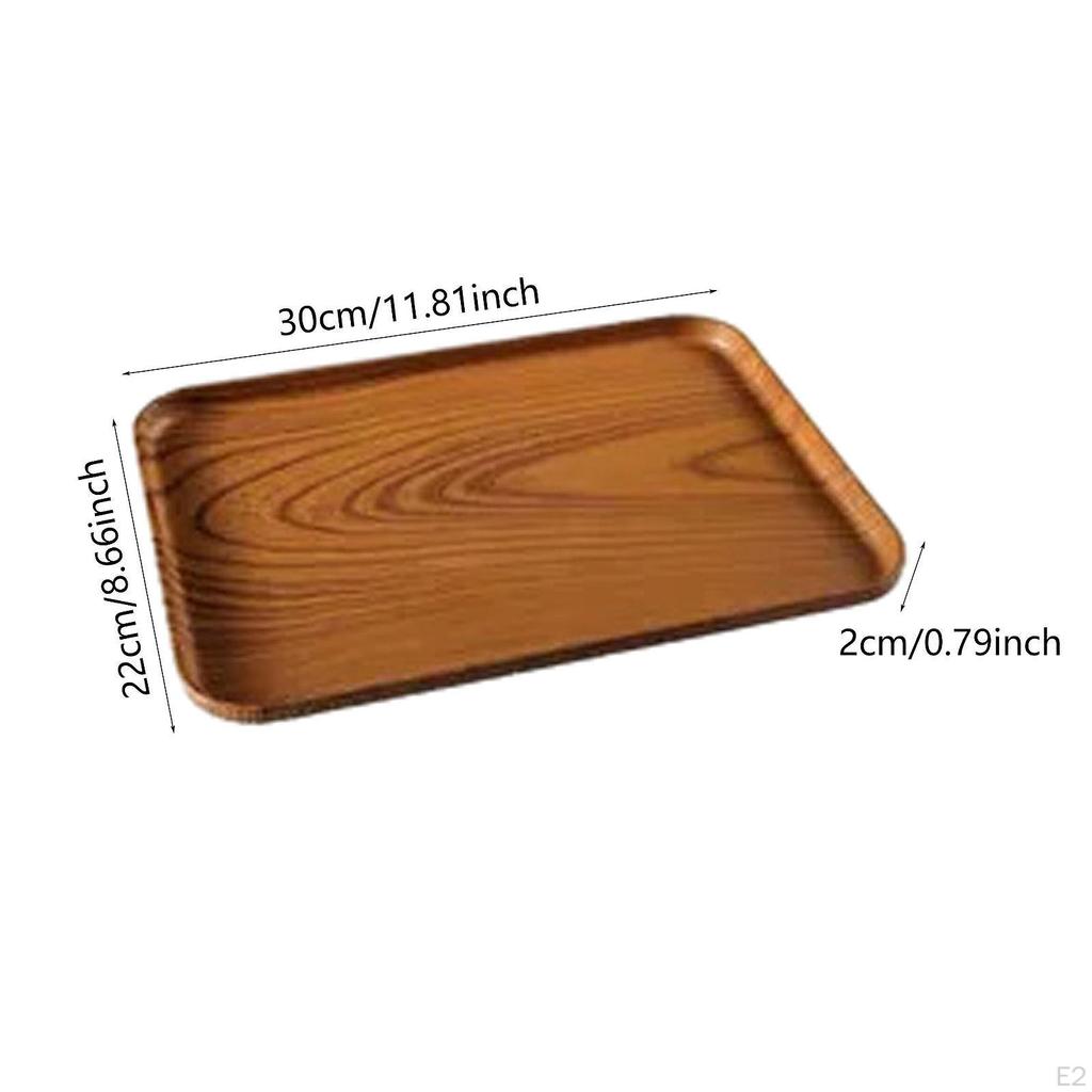 Serving Platter Breakfast Coffee Table Tray Multipurpose Cheese Board Modern Dessert Plate Rectangle