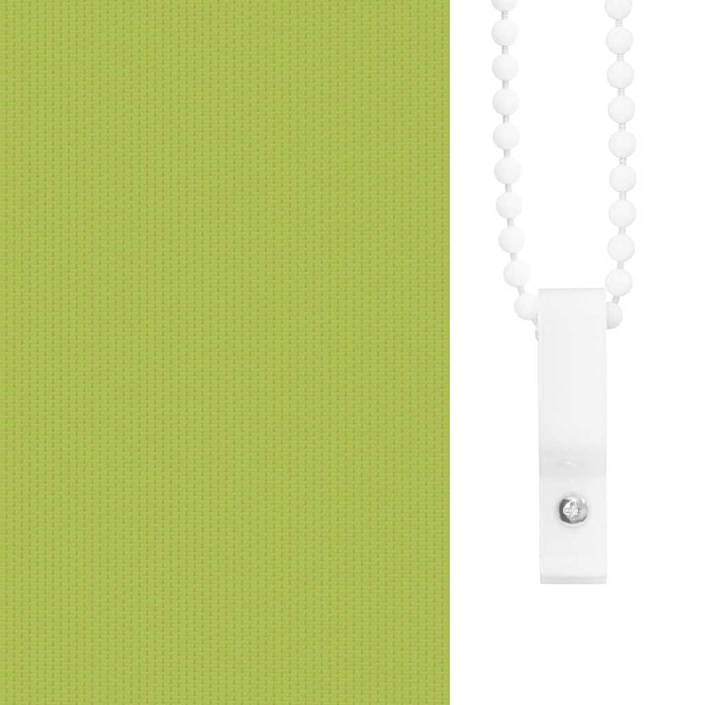 Blackout Roller Blind Green 125 x 150 cm Fabric Width 121.6 cm Polyester