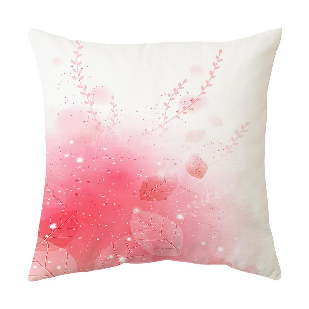 New Pink Pillow Feather Pillow Cover Home Sofa Bed Head Pillow Cover Cushion Cushion Cover